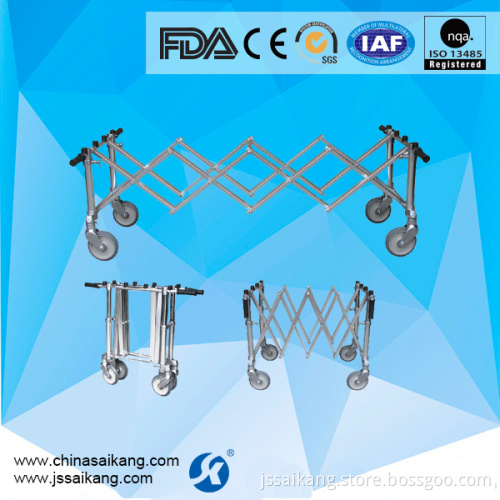 Top Selling! ! ! Foldable Hospital Church Trolley (Sliver)